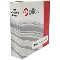Blick Dispenser Self-Adhesive Label 19mm Red Pack of 1280 RS012054