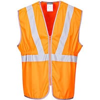 Portwest RT20 Hi-Vis Long Vest RIS Orange XL