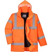 Portwest RT30 Hi-Vis Traffic Jacket RIS Orange Medium