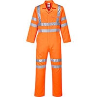 Portwest RT42 Hi-Vis Polycotton Coverall RIS Orange XL (Tall Fit)
