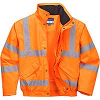 Portwest RT62 Class 3 Bomber Jacket Orange Medium