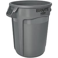 Rubbermaid BRUTE 37.9L Round Container Grey