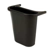 Rubbermaid Saddle Bin for Waste Separation 4.5L Black