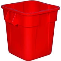 Rubbermaid 106L Brute Square Container Red