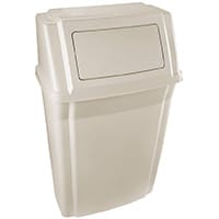 Rubbermaid Slim Jim Wall Mounted Container 56.8L Beige