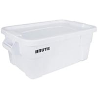 Rubbermaid 53L Brute Tote with Lid White