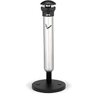 Rubbermaid Infinity Stand Alone Ash Bin Black