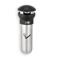 Rubbermaid Infinity Wall Mounted Ash Bin Black