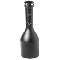 Rubbermaid Infinity Genie Smoking Receptacle Ash Bin Black
