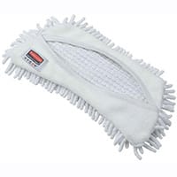 Rubbermaid HYGEN High Performance Cleaning Cover Mop Head for Microfiber Flexi Mop Frame White