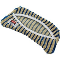 Rubbermaid HYGEN Scrubber Cover Mop Head for Microfiber Flexi Mop Frame Yellow