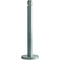 Rubbermaid Smokers Pole Ash Bin Aluminium Weather-Resistant Base Dia324mm H1041mm Silver