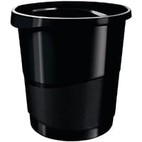 Rexel Choices Waste Bin Black 14L 142115622