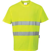 Portwest S172 Cotton Comfort T-Shirt Yellow 4XL