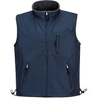 Portwest S418 Reversible Bodywarmer RS Navy Medium