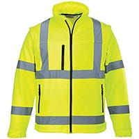 Portwest S428 Hi-Vis Softshell Jacket Yellow Medium