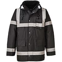 Portwest S433 Iona Lite Traffic Jacket Black XSmall