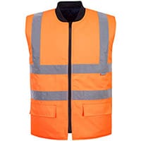 Portwest S469 Hi-Vis Bodywarmer Orange Medium