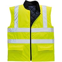 Portwest S469 Hi-Vis Bodywarmer Yellow Medium