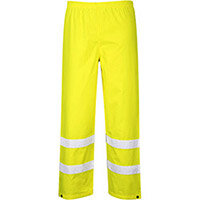 Portwest S480 Hi-Vis Traffic Trouser Yellow Medium (Regular Fit)