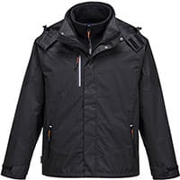 Portwest S553 Radial 3in1 Jacket Black Medium