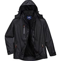 Portwest S555 Outcoach Jacket Black Medium
