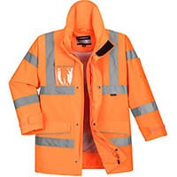 Portwest S590 Hi-Vis Extreme Parka Jacket Orange Medium