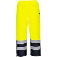 Portwest S598 Hi-Vis Winter Trousers Yellow/Navy Size XXXL Regular Fit