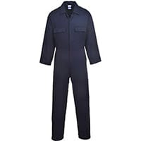 Portwest S998 Euro Cotton Boilersuit Navy Small (Tall Fit)