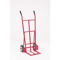 General Purpose Red Hand Truck With Rubber Wheels Capacity 150Kg 316859