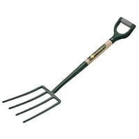 Evergreen Digging Gardening Fork 28 inch Green 380358