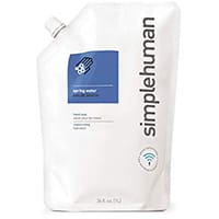 Simplehuman 1 Litre Soap Dispenser Refill Pouch, Moisturising Liquid Soap Spring Water CT1021