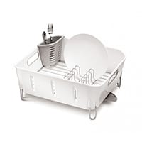 Simplehuman Compact Plastic Dishrack White KT1104