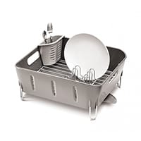 Simplehuman Compact Plastic Dishrack Grey KT1106