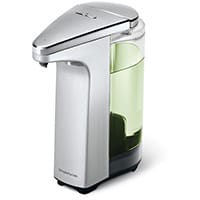 Simplehuman Liquid Sensor Soap Pump Dispenser 237ml Brushed Nickel - Takes 4 AA Batteries (not included) ST1023
