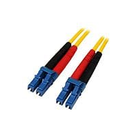 StarTech 10m Fiber Optic Cable Single-Mode Duplex 9/125 LSZH LC/LC OS1 LC to LC Fiber Patch Cable SMFIBLCLC10