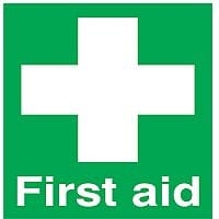 First Aid Safety Sign 100x250mm PVC