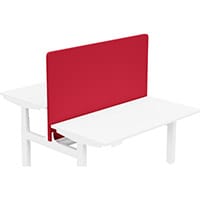 Acoustic Screen For Leap Height Adjustable Bench W1400xH850mm - Camira CARA Fabric - Colour Code: EJ076-Pitlochry