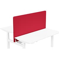Acoustic Screen For Leap Height Adjustable Bench W1600xH850mm - Camira CARA Fabric - Colour Code: EJ076-Pitlochry