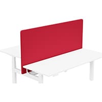 Acoustic Screen For Leap Height Adjustable Bench W1800xH850mm - Camira CARA Fabric - Colour Code: EJ076-Pitlochry