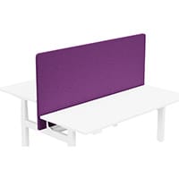 Acoustic Screen For Leap Height Adjustable Bench W1800xH850mm - Camira BLAZER LITE Fabric - Colour Code: LTH66-Pamper