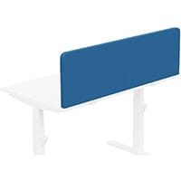 Acoustic Screen For Leap & Zoom Height Adjustable Desks W1200xH380mm - Camira CARA Fabric - Colour Code: EJ125-Galilee