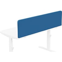 Acoustic Screen For Leap & Zoom Height Adjustable Desks W1400xH380mm - Camira CARA Fabric - Colour Code: EJ125-Galilee