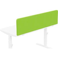 Acoustic Screen For Leap & Zoom Height Adjustable Desks W1400xH380mm - Camira LUCIA Fabric - Colour Code: YB156-Madura