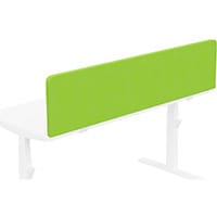Acoustic Screen For Leap & Zoom Height Adjustable Desks W1600xH380mm - Camira LUCIA Fabric - Colour Code: YB156-Madura