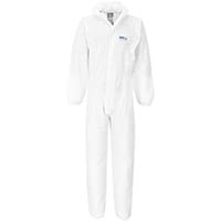 Portwest ST80 Biztex Coverall SMS FR (Pack of 50) White Medium