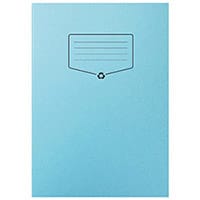 Silvine Recycled Exercise Book 7mm Square 64 Pages A4 Blue Pack of 10 EXRE104