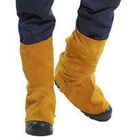 Portwest SW32 Leather Boot Covers 14'' Tan