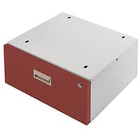 Drawer Unit Single Red Drawers 420X420X210mm