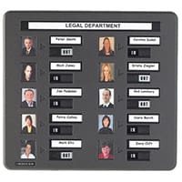 Photograph In/Out Board 10 Name